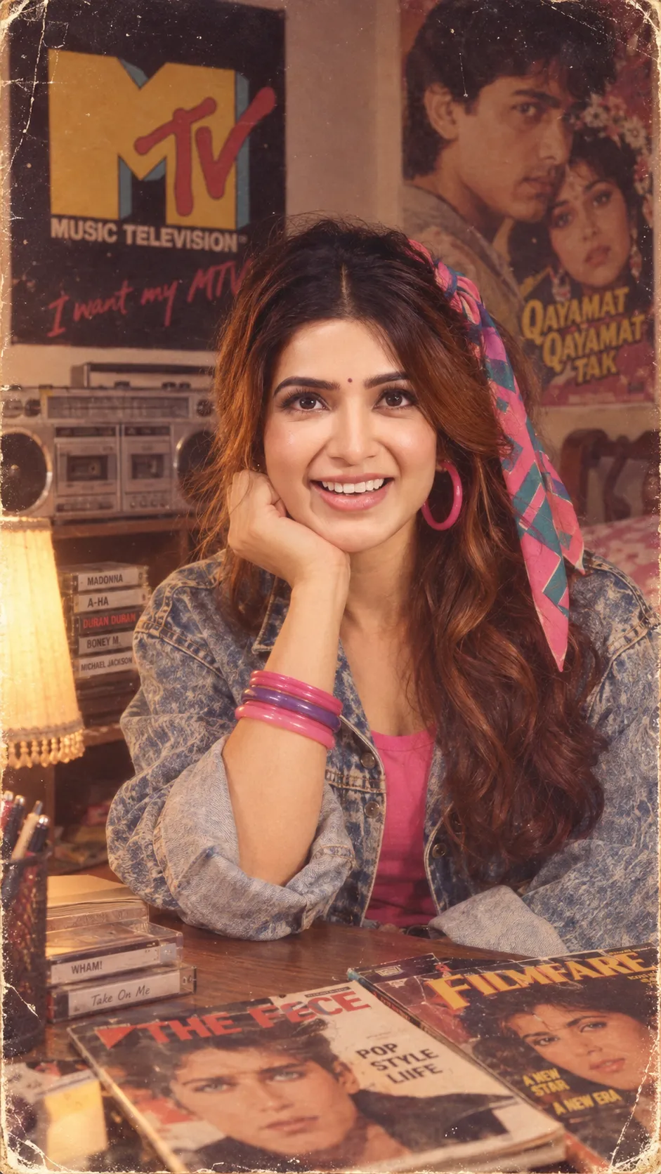 1980s Bedroom Portrait