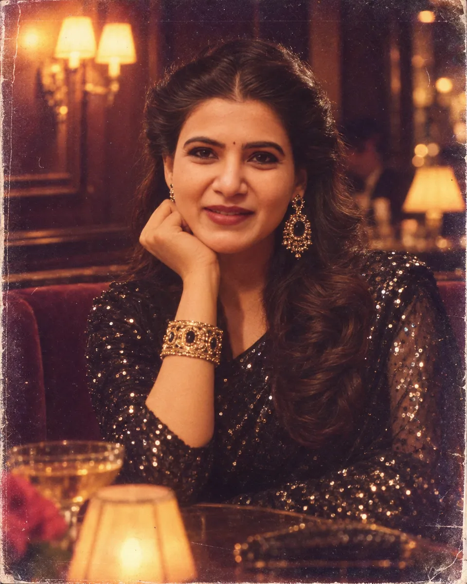 1980s Indian Glamour Portrait