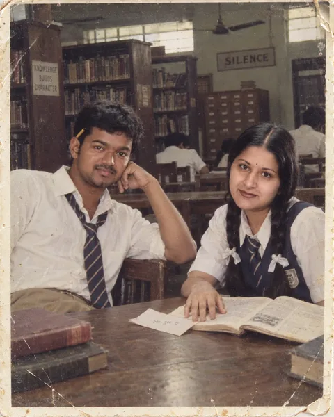 1980s Indian School Snapshot