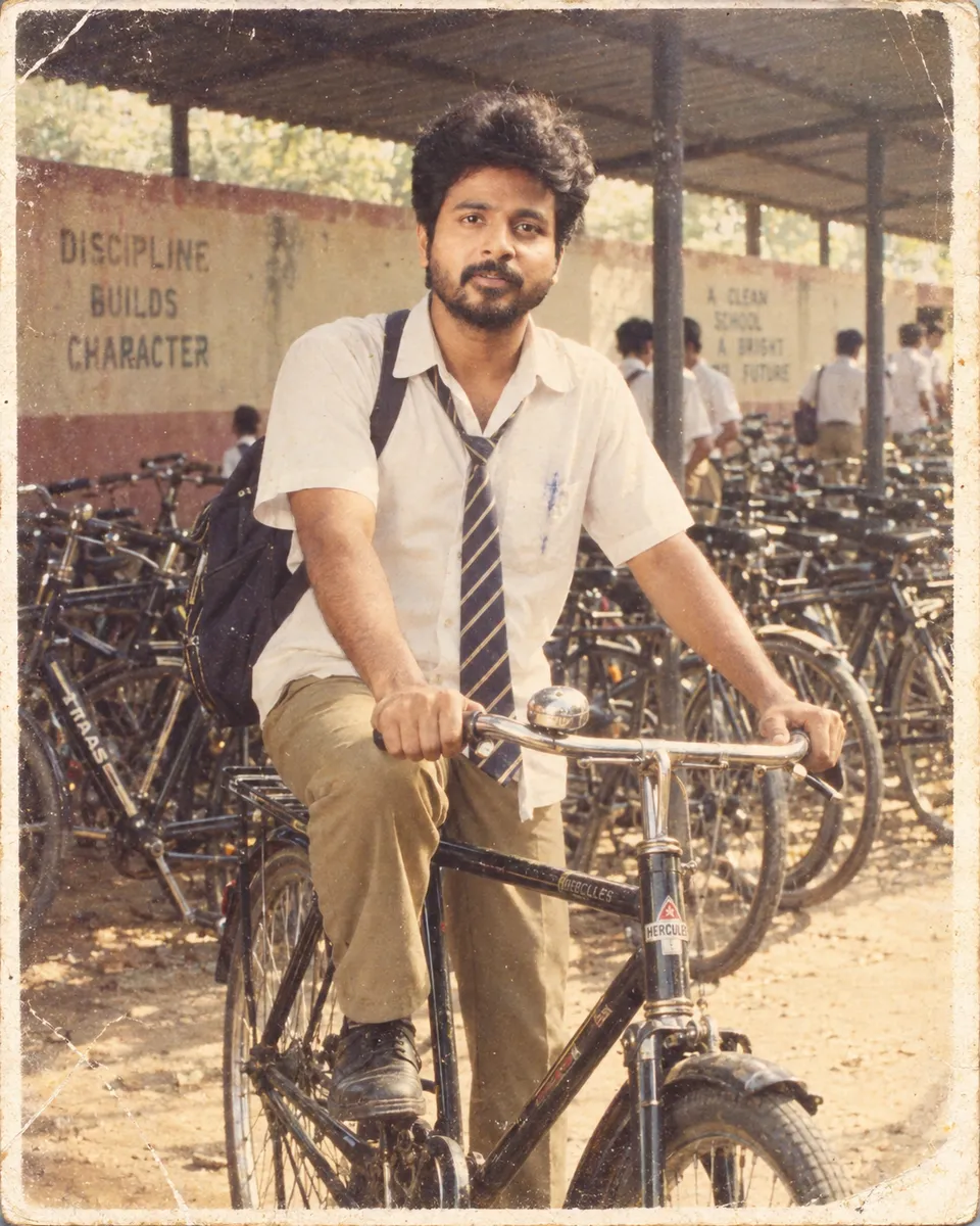 1980s Indian School Snapshot
