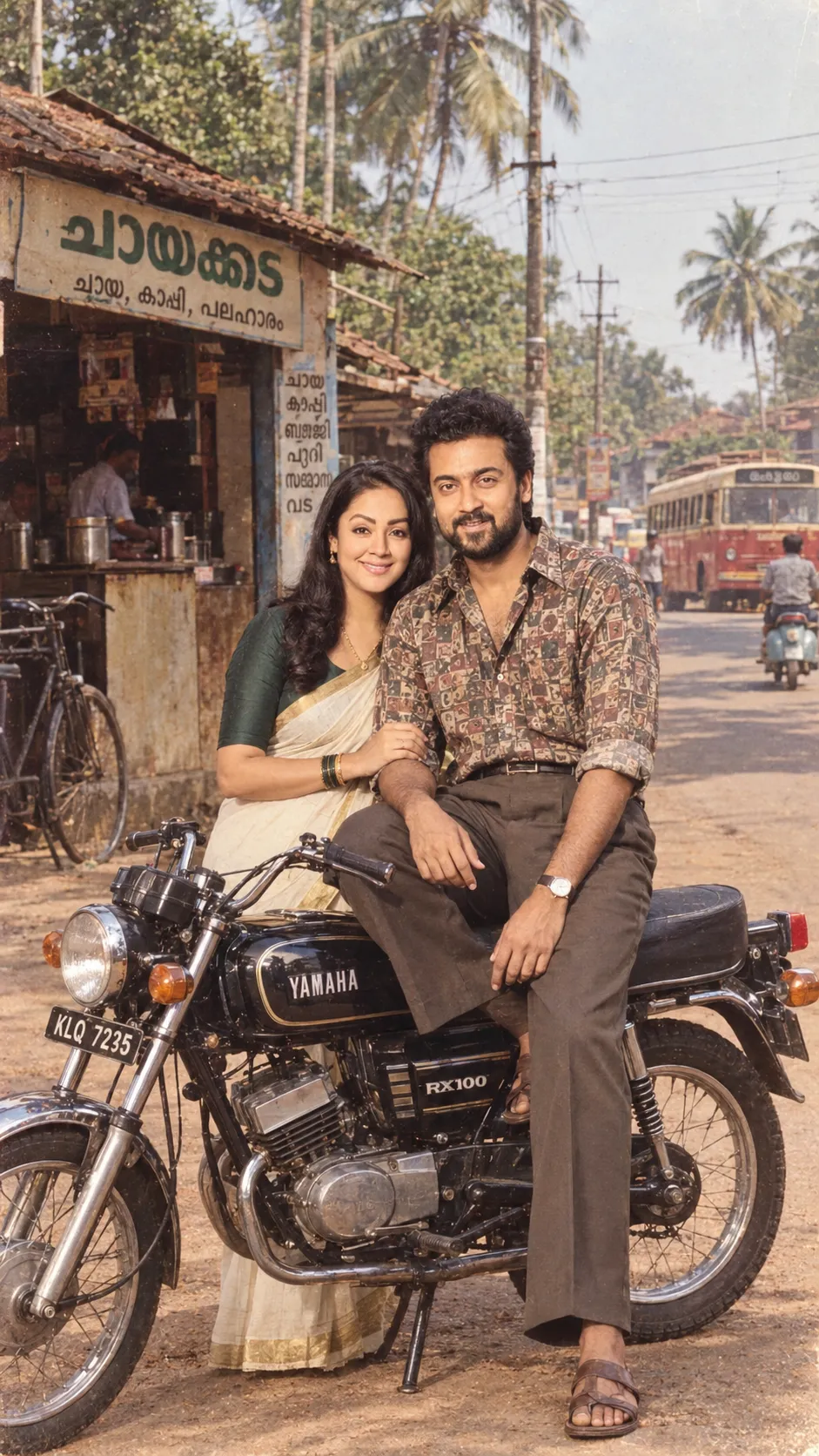 1980s Kerala Couple Portrait