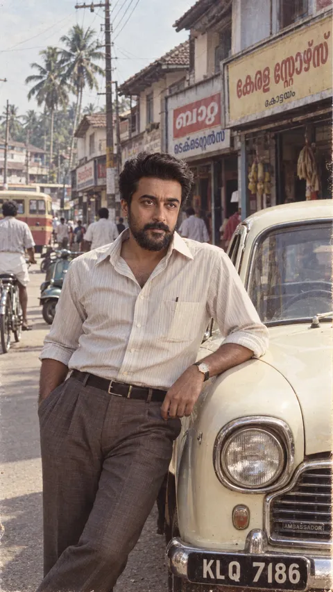 1980s Kerala Street Portrait