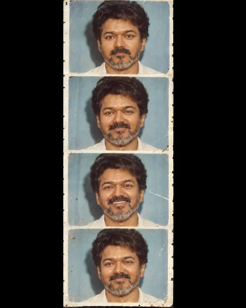 1980s Passport Photo Strip
