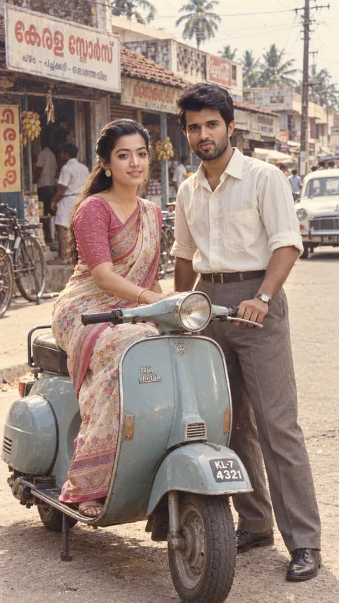 1980s South Indian Street Scene