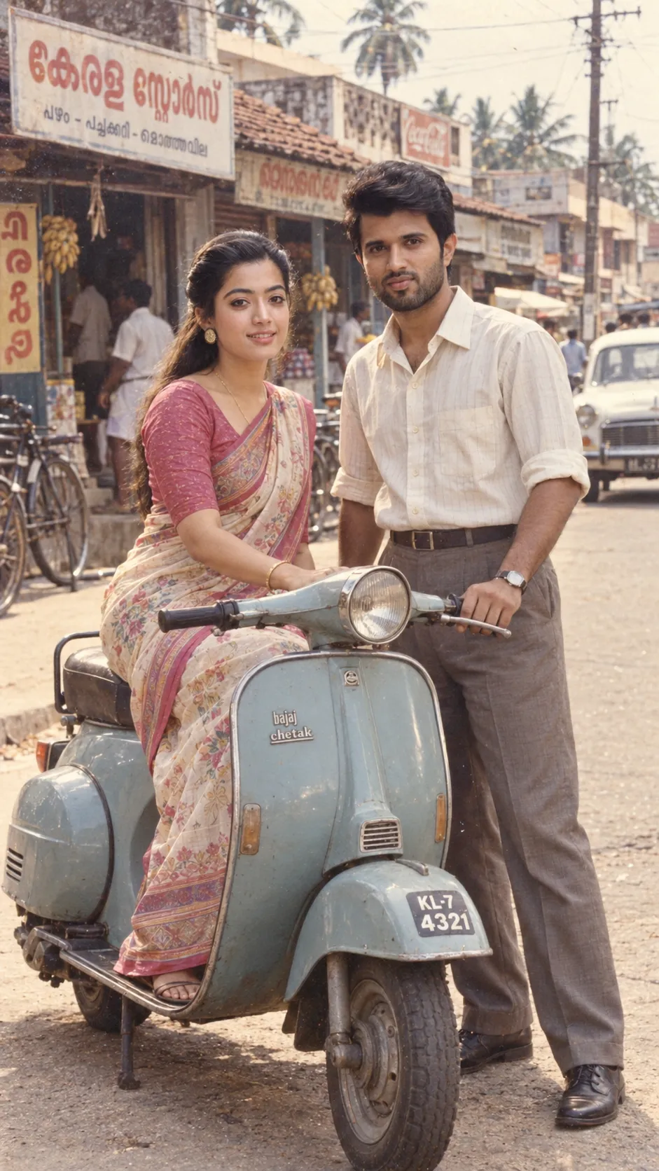 1980s South Indian Street Scene