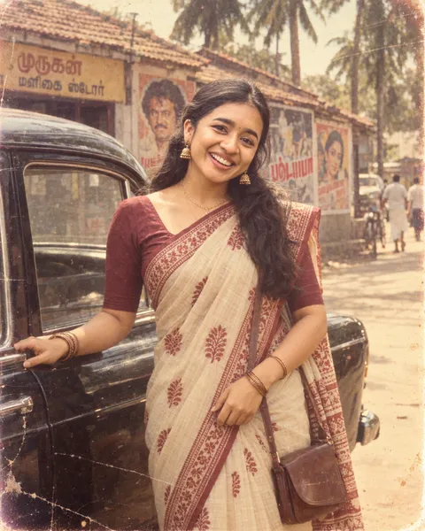 1980s South Indian Village Portrait