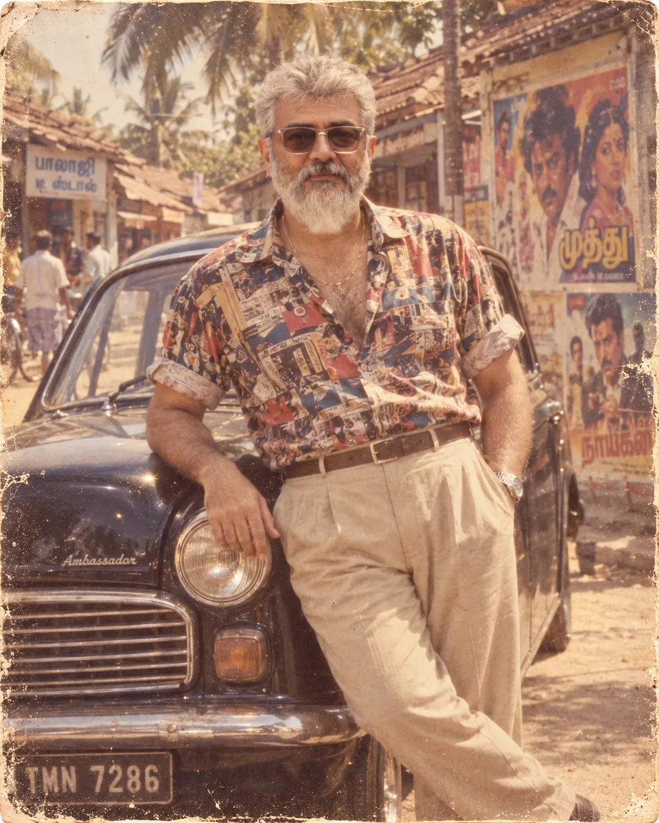 1980s South Indian Village Portrait