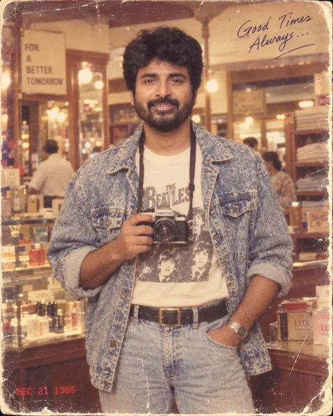 1985 Vintage Department Store Portrait