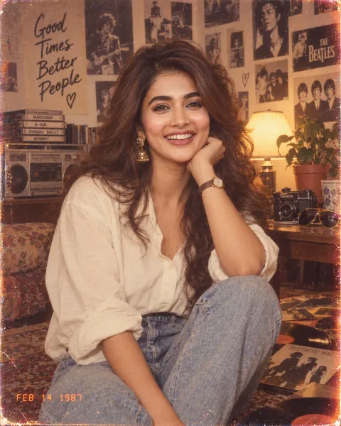 1987 Indian Bedroom Portrait
