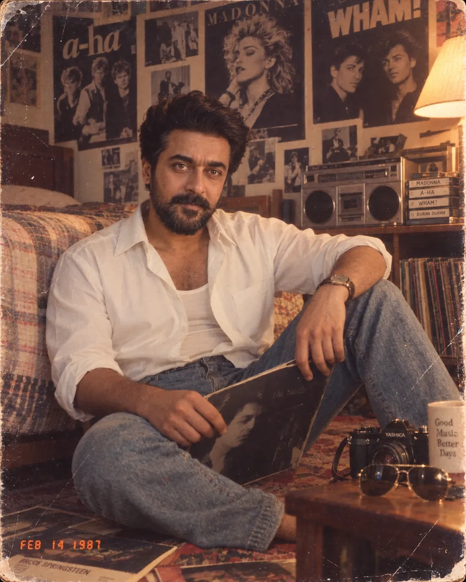 1987 Indian Bedroom Portrait