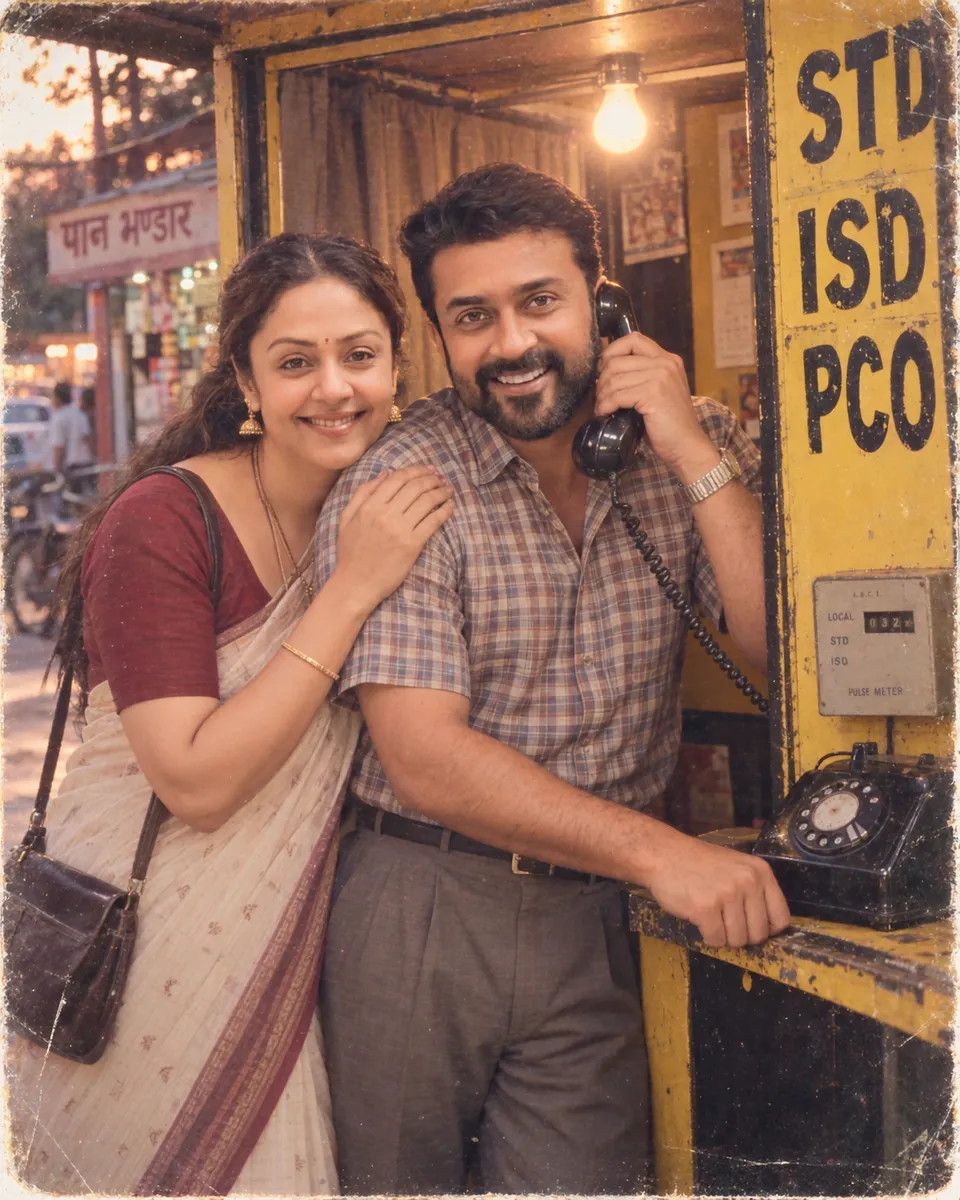 1989 Indian Couple Portrait