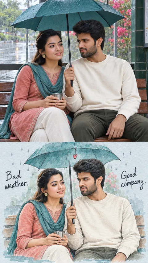 Couple's Keepsake in Two Panels