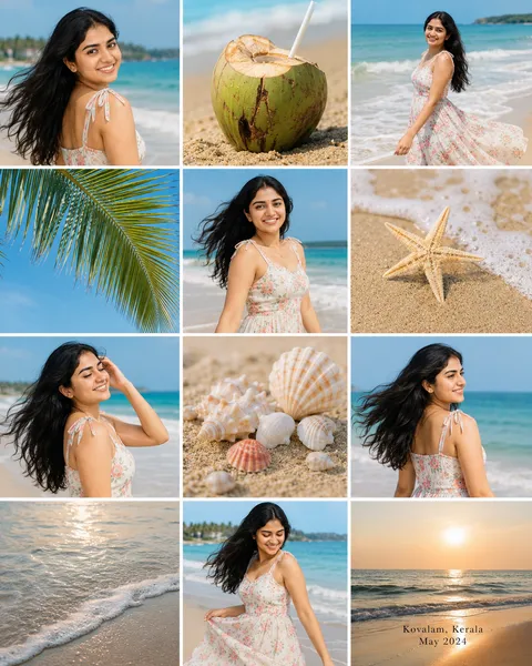 Beach Checkerboard Grid (Woman)