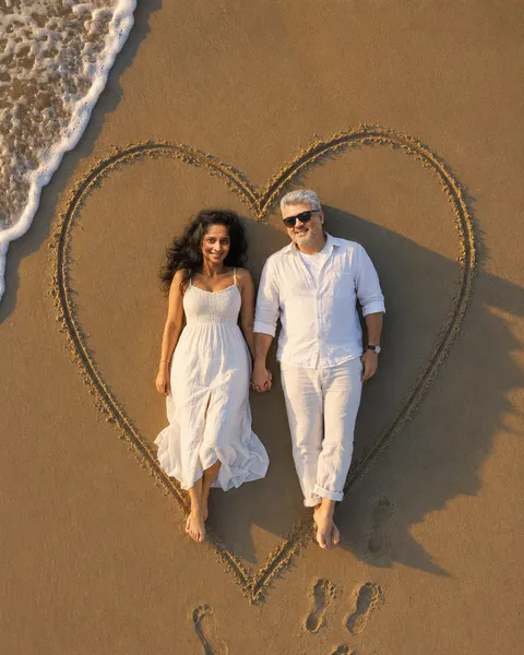 Beach Heart in the Sand (Couple)