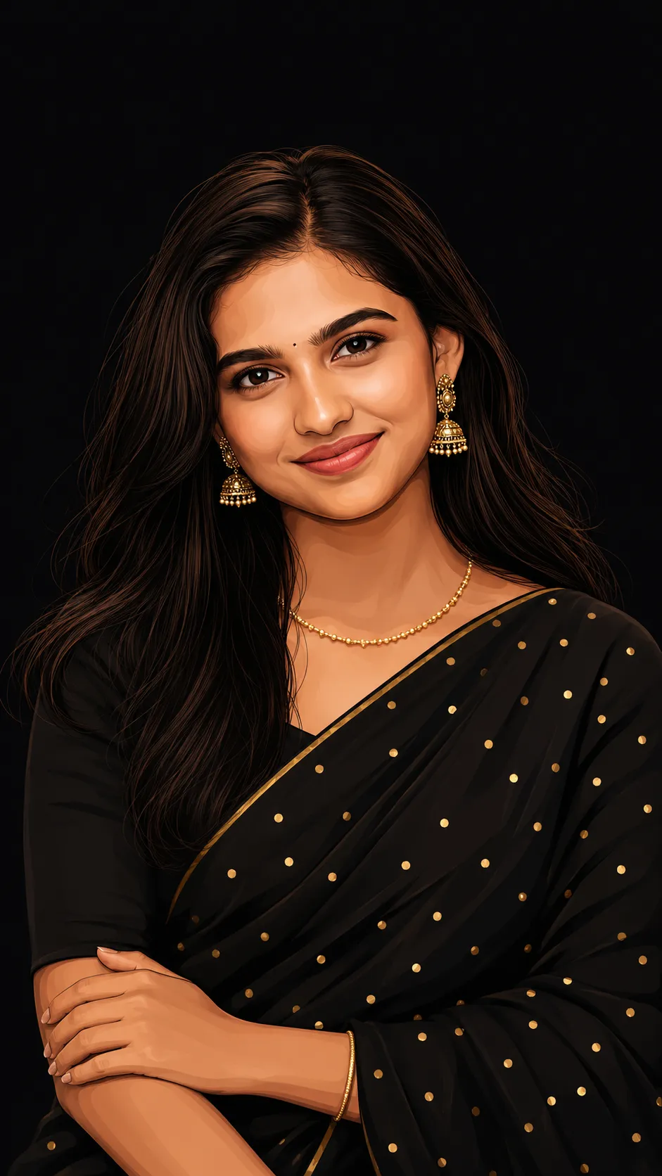 Elegant Black And Gold Illustration