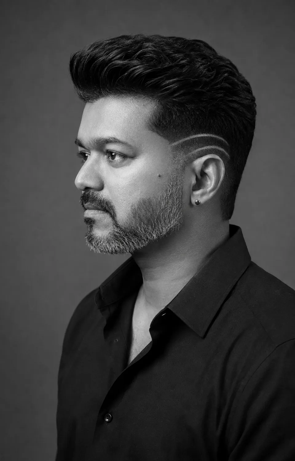 Monochrome Profile Portrait