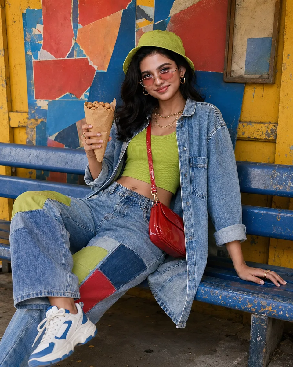 Street Style at the Bus Shelter