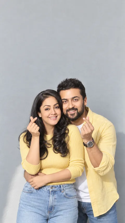 Couple's Joyful Finger Heart
