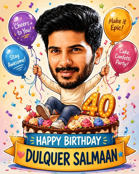 Birthday Caricature