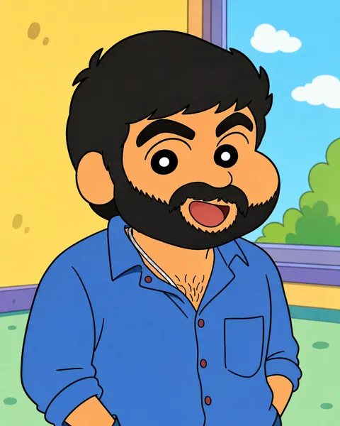 Shin-Chan Cartoon Portrait