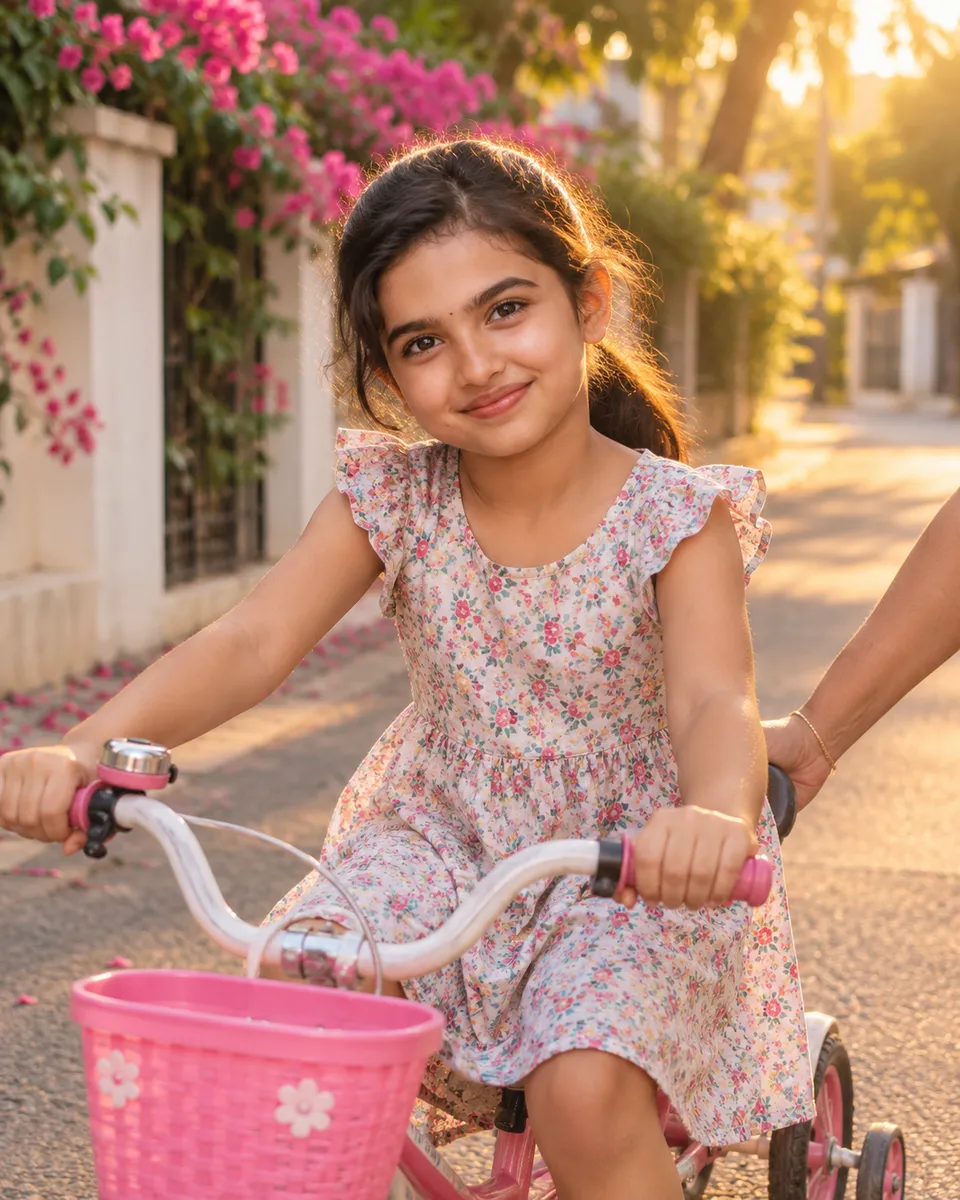 Childhood Bicycle Adventure