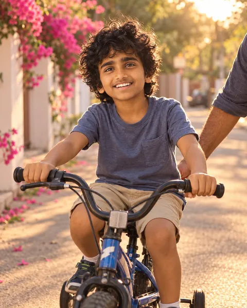 Childhood Bicycle Adventure