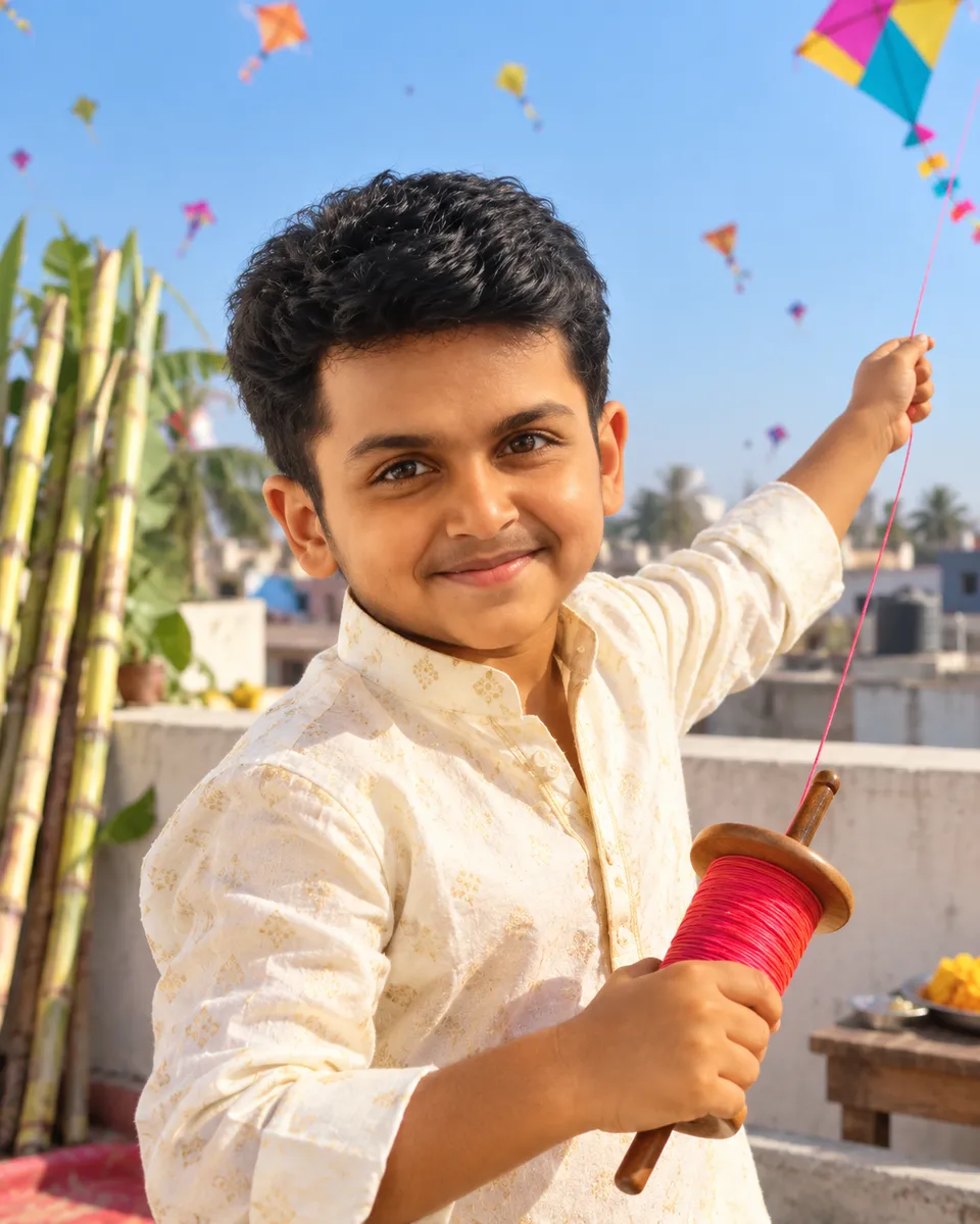 Childhood Kite Festival Joy