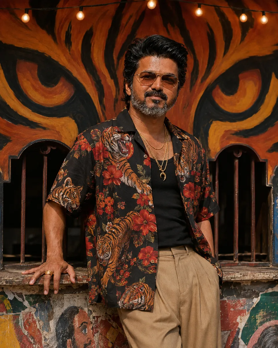 Cinema Tiger Fashion Portrait