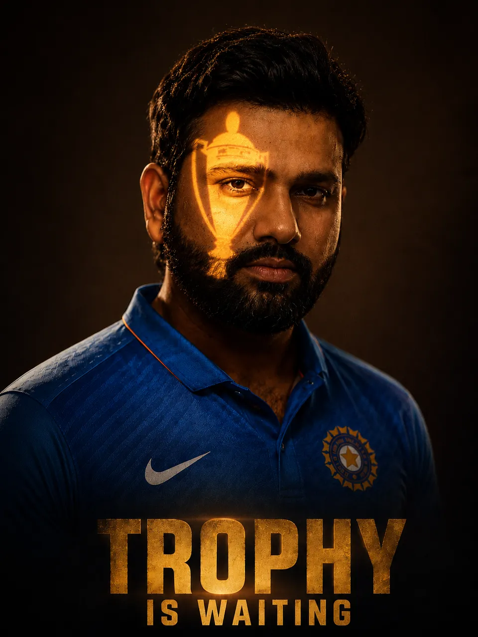 Cinematic Cricket Champion Portrait