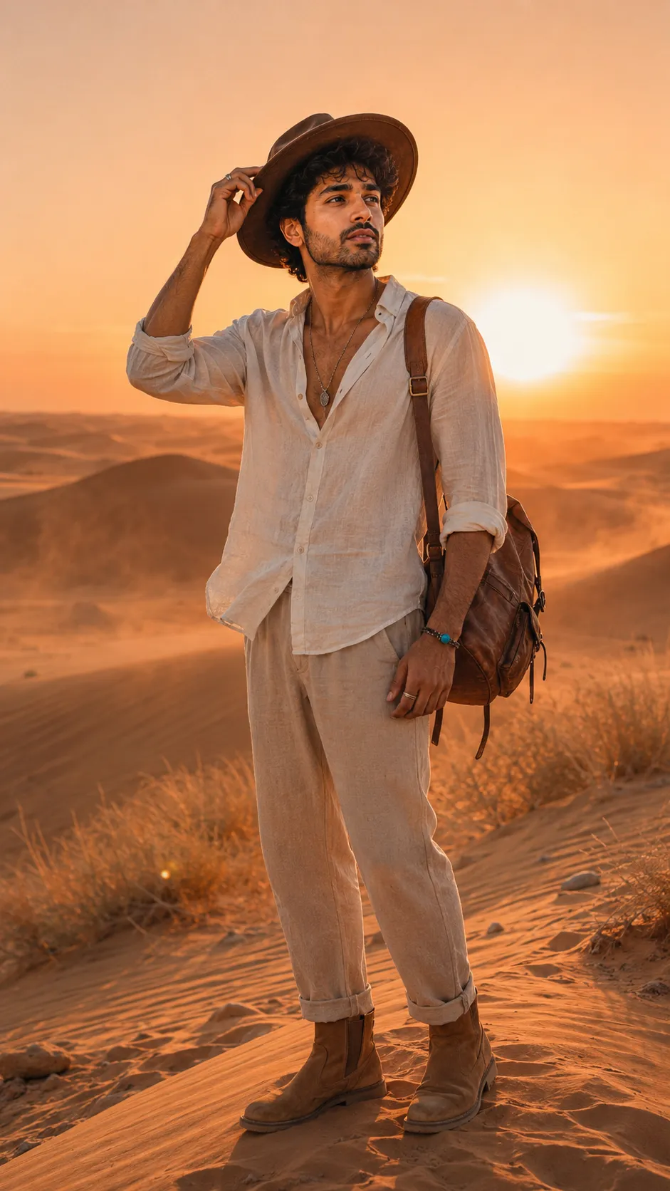 Cinematic Desert Portrait