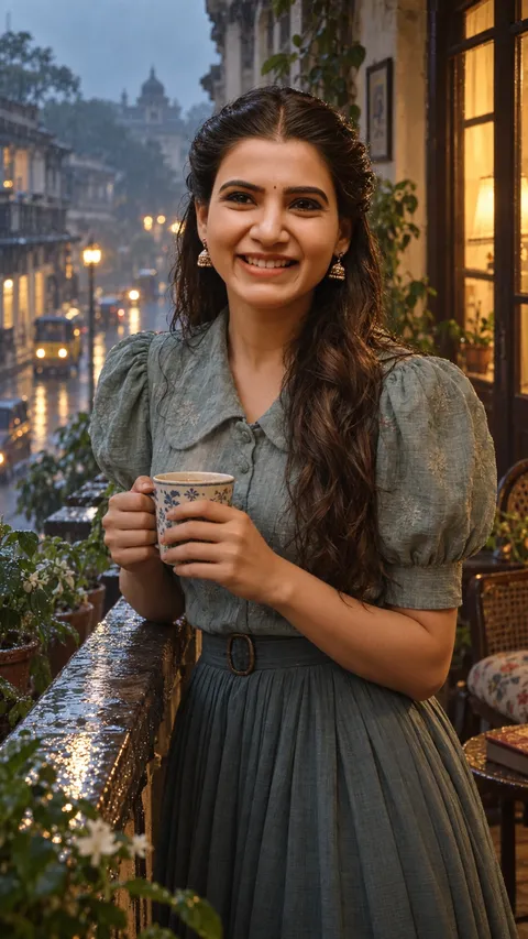 Cinematic Monsoon Portrait