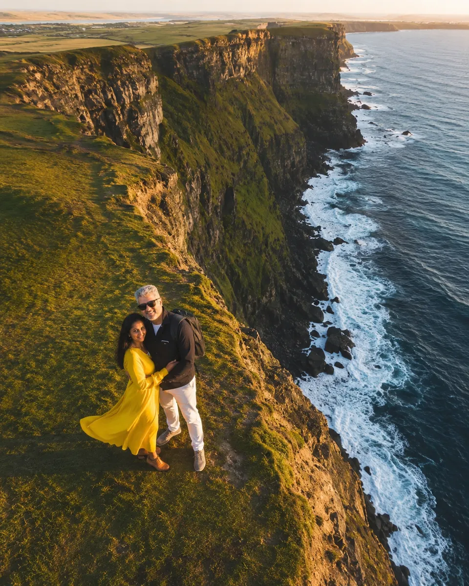 Cliff Edge Over the Sea (Couple)