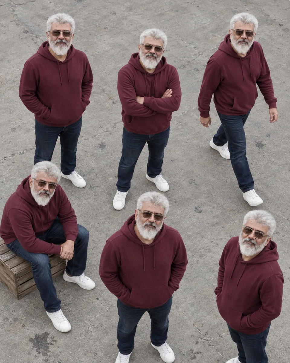 Multiplicity In Maroon Hoodies