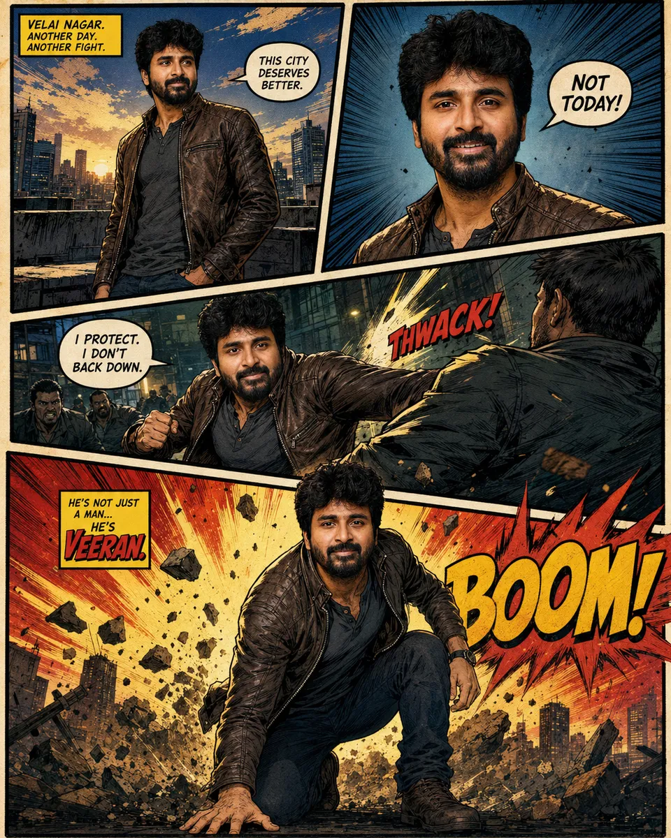 Comic-Book Page (Man)