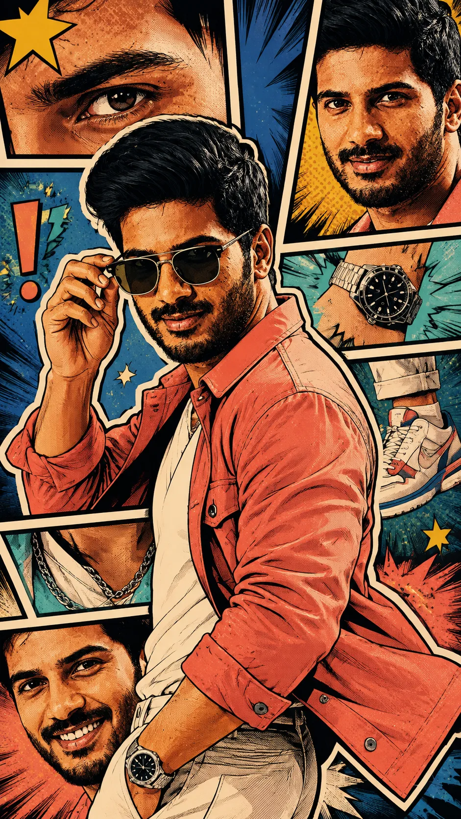 Retro Comic Print Portrait
