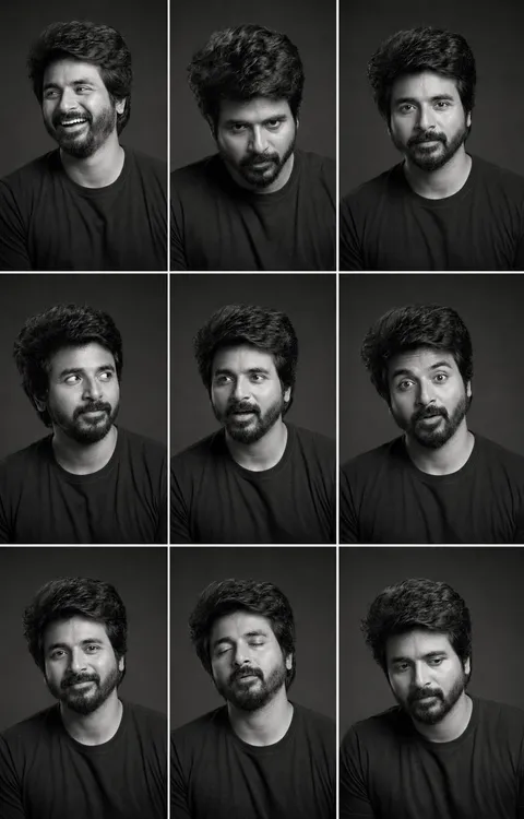 Monochrome Contact Sheet Series