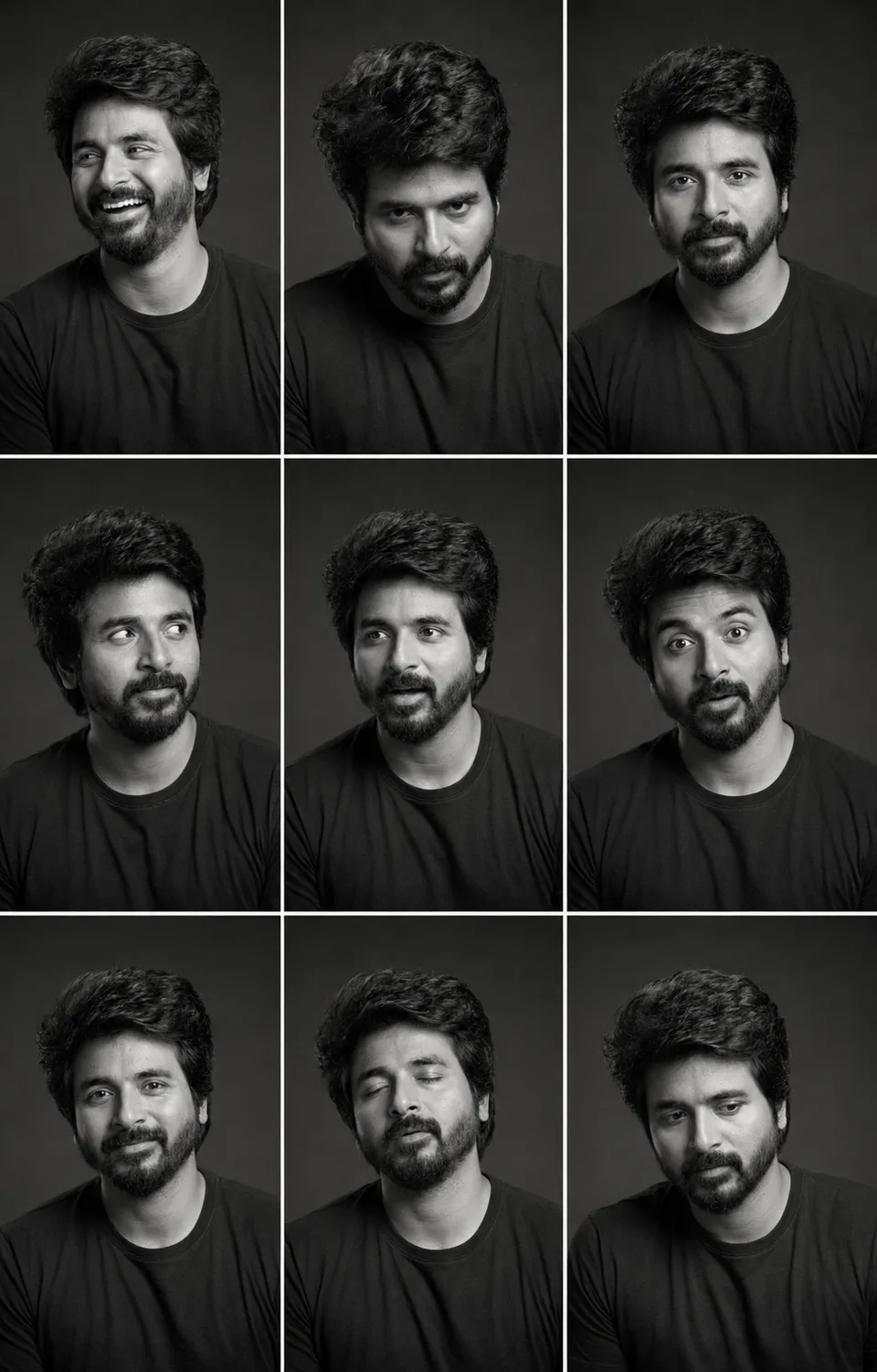 Monochrome Contact Sheet Series