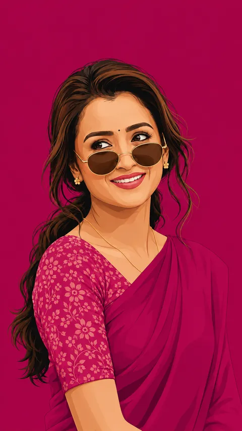 Elegant Saree Portrait