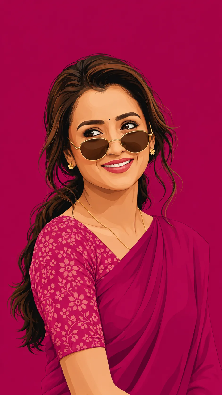 Elegant Saree Portrait