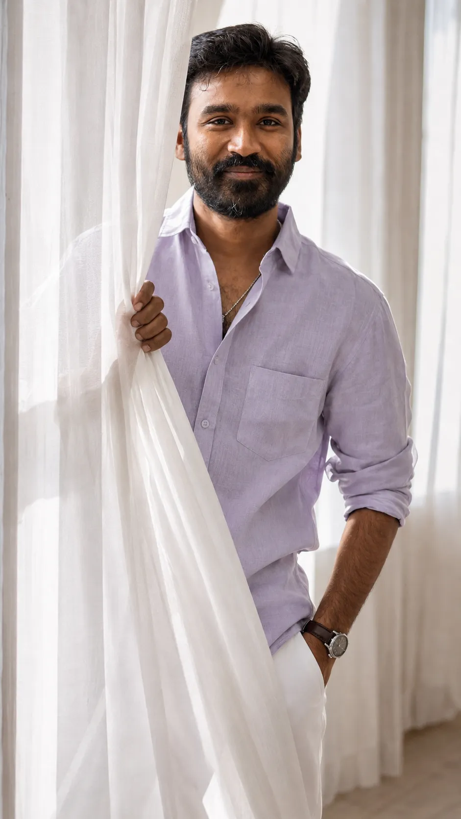 Curtain Reveal Portrait