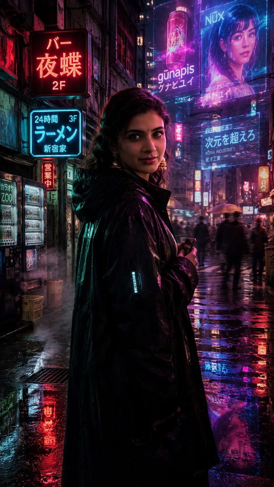 Cyberpunk, Tokyo, 3 a.m.