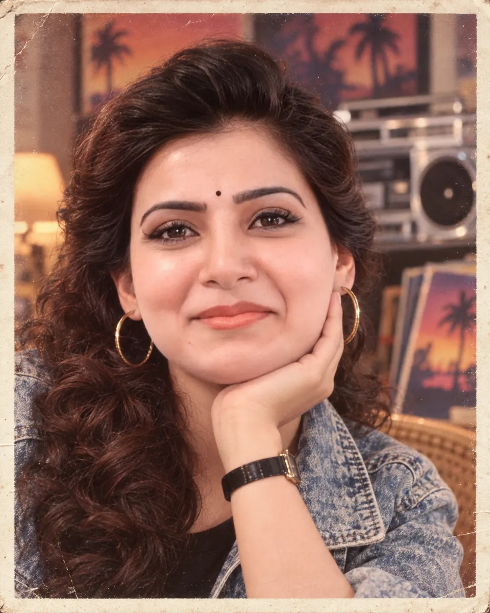 1980s Close-Up Portrait