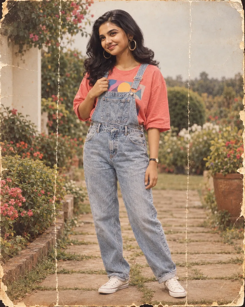 1980s Garden Portrait