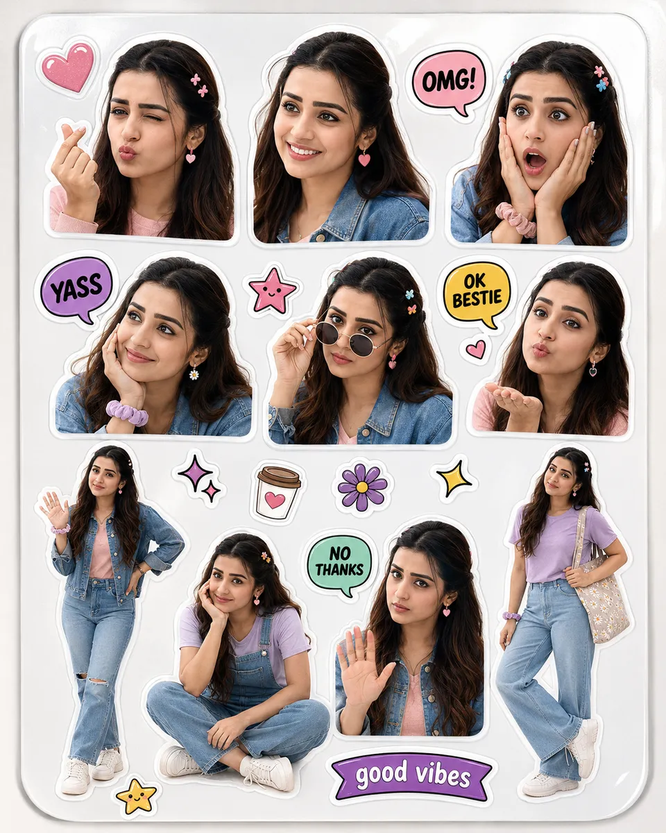 Die-Cut Sticker Sheet (Woman)