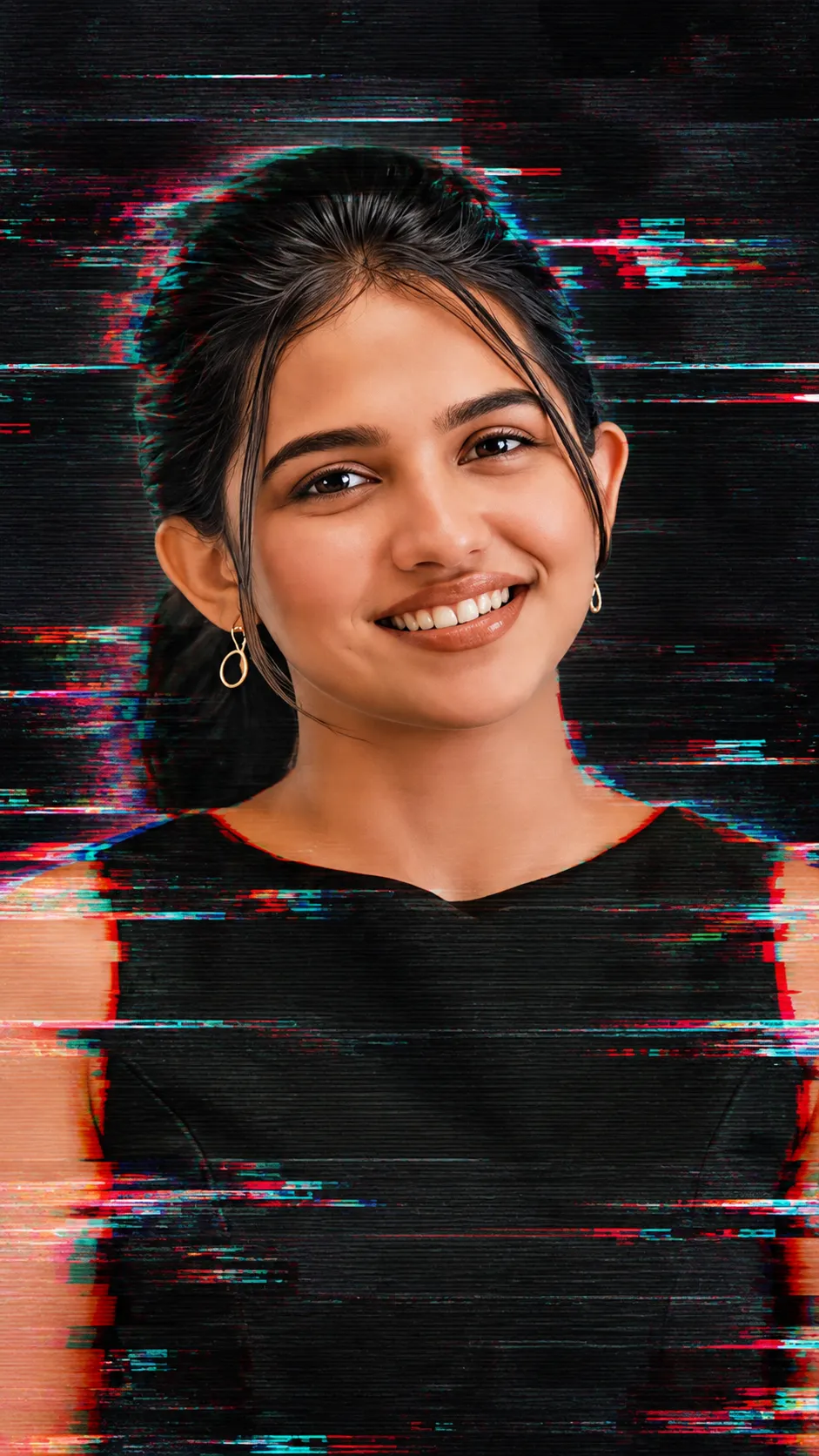 Digital Glitch Portrait