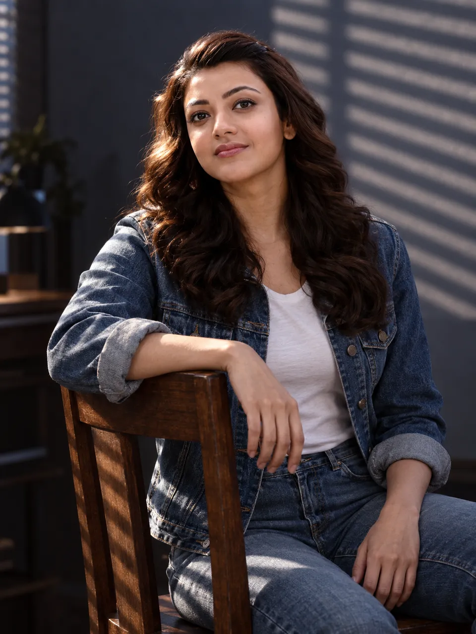 Dusk Denim Portrait