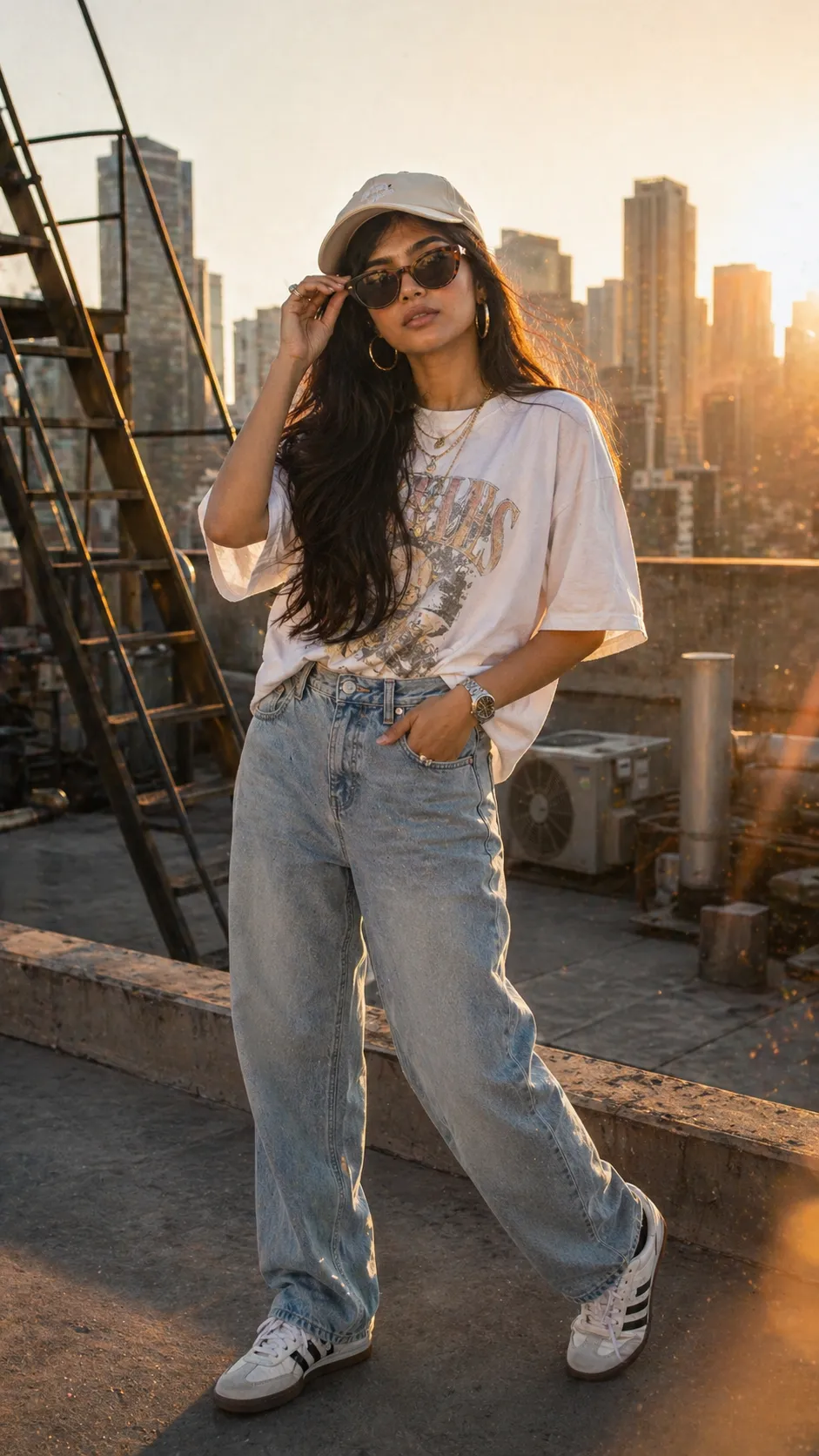 Edgy Urban Streetwear Portrait