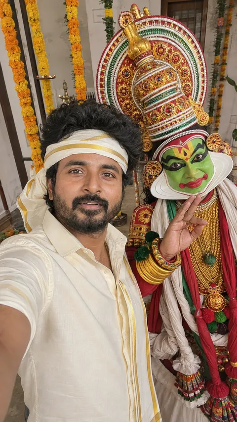 Candid Onam Selfie