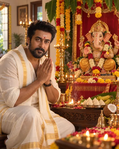 Ganesh Chaturthi Celebration Portrait