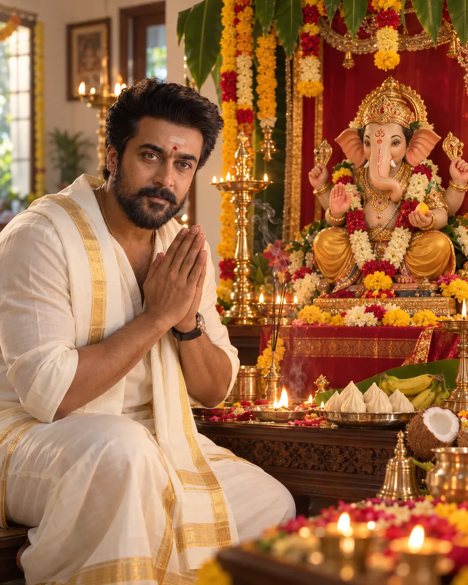 Ganesh Chaturthi Celebration Portrait